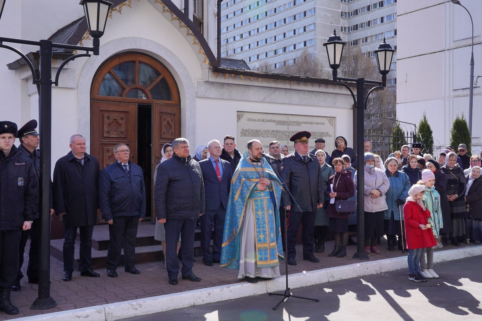 В храме Архистратига Михаила при Московском университете МВД России имени  В.Я. Кикотя состоялись торжественные мероприятия